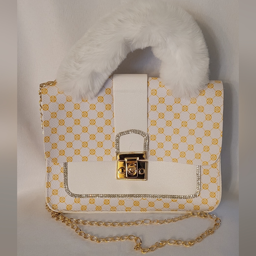 White - Girl's Crossbody/Handbag